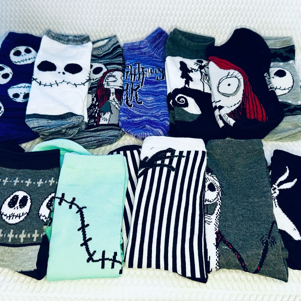 Disney's Nightmare Before Christmas Socks Bundle 12